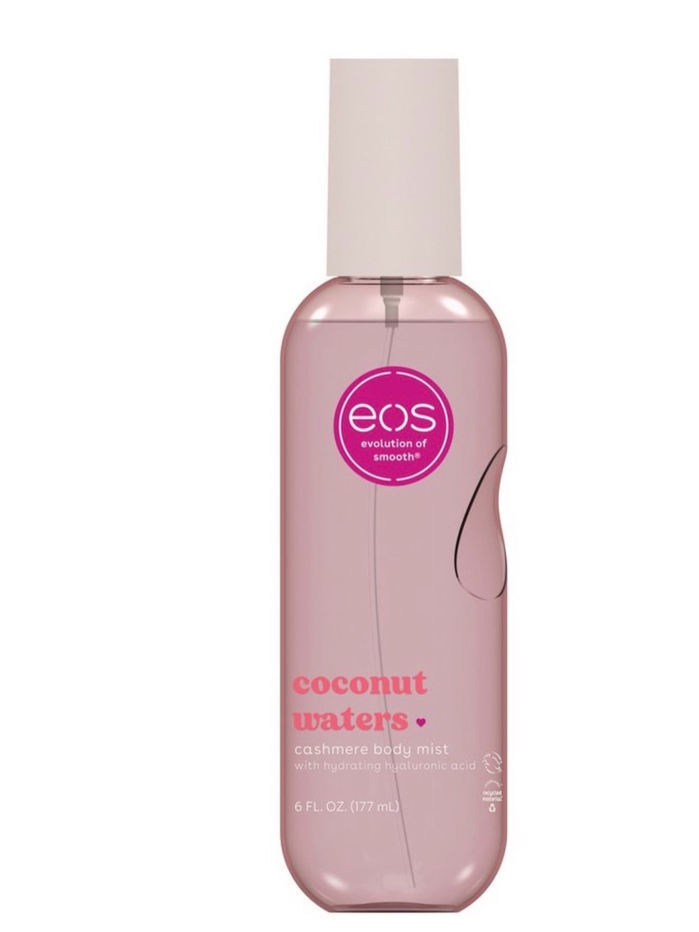 eos Coconut Waters Cashmere Body Mist - Pink